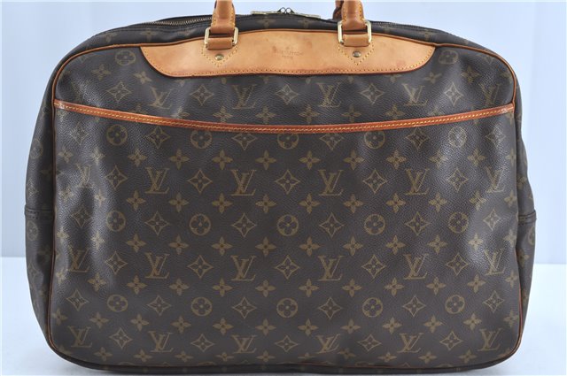 Authentic Louis Vuitton Monogram Alize 24 Heures Boston Bag M41399 LV H9542