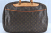 Authentic Louis Vuitton Monogram Alize 24 Heures Boston Bag M41399 LV H9542