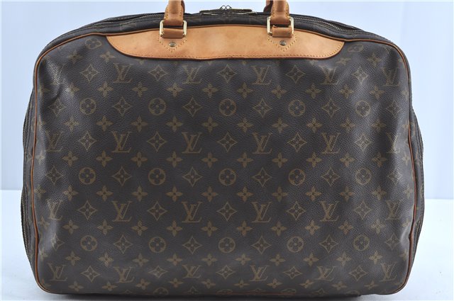 Authentic Louis Vuitton Monogram Alize 24 Heures Boston Bag M41399 LV H9542