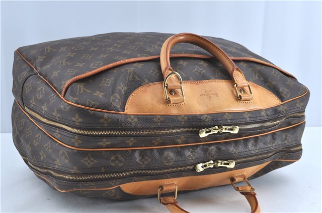 Authentic Louis Vuitton Monogram Alize 24 Heures Boston Bag M41399 LV H9542