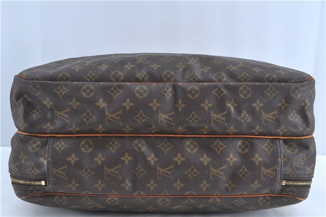 Authentic Louis Vuitton Monogram Alize 24 Heures Boston Bag M41399 LV H9542