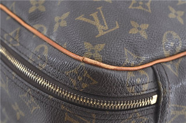 Authentic Louis Vuitton Monogram Alize 24 Heures Boston Bag M41399 LV H9542