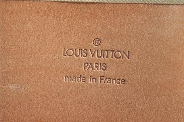 Authentic Louis Vuitton Monogram Alize 24 Heures Boston Bag M41399 LV H9542