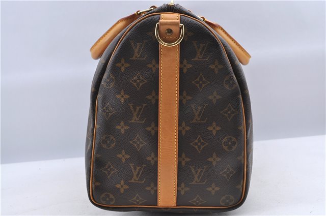 Auth Louis Vuitton Monogram Keepall Bandouliere 45 Boston Bag M41418 LV H9546