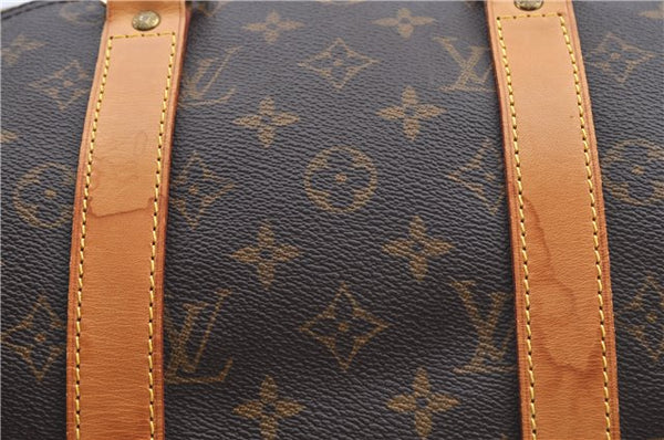 Auth Louis Vuitton Monogram Keepall Bandouliere 45 Boston Bag M41418 LV H9546