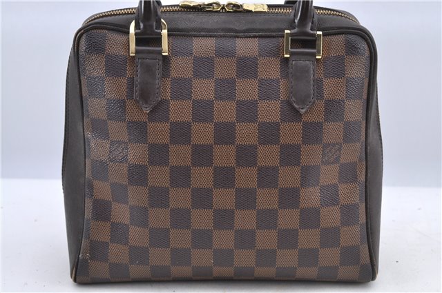 Authentic Louis Vuitton Damier Brera Hand Bag N51150 LV H9547