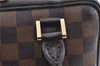 Authentic Louis Vuitton Damier Brera Hand Bag N51150 LV H9547