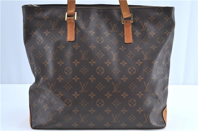 Authentic Louis Vuitton Monogram Cabas Mezzo Tote Bag M51151 LV H9549