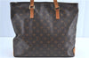Authentic Louis Vuitton Monogram Cabas Mezzo Tote Bag M51151 LV H9549