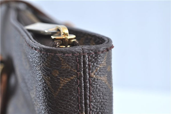 Authentic Louis Vuitton Monogram Cabas Mezzo Tote Bag M51151 LV H9549