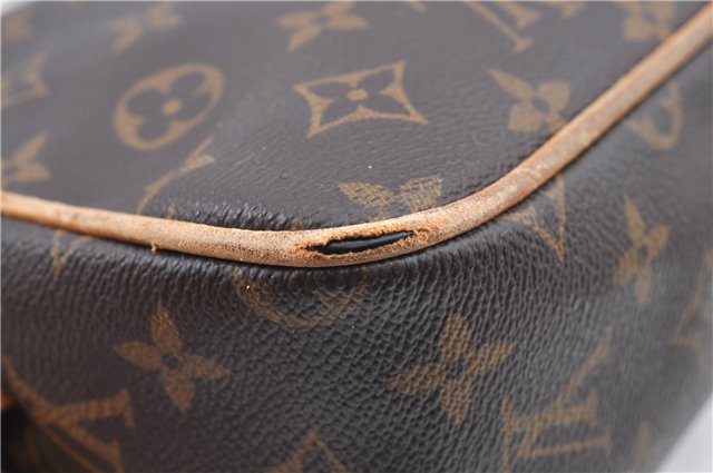 Authentic Louis Vuitton Monogram Hudson PM Shoulder Bag M40027 LV H9550