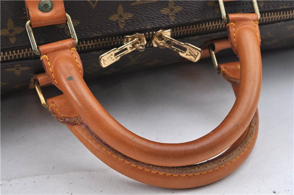 Auth Louis Vuitton Monogram Keepall Bandouliere 60 Boston Bag M41412 LV H9551