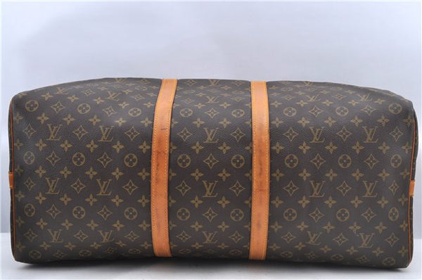 Auth Louis Vuitton Monogram Keepall Bandouliere 60 Boston Bag M41412 LV H9551