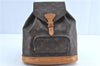 Authentic Louis Vuitton Monogram Montsouris MM Backpack M51136 LV H9553