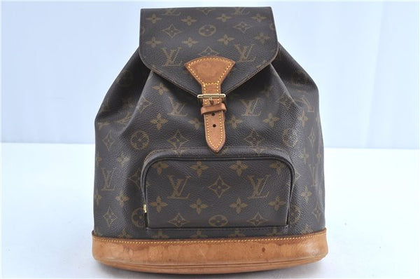 Authentic Louis Vuitton Monogram Montsouris MM Backpack M51136 LV H9553