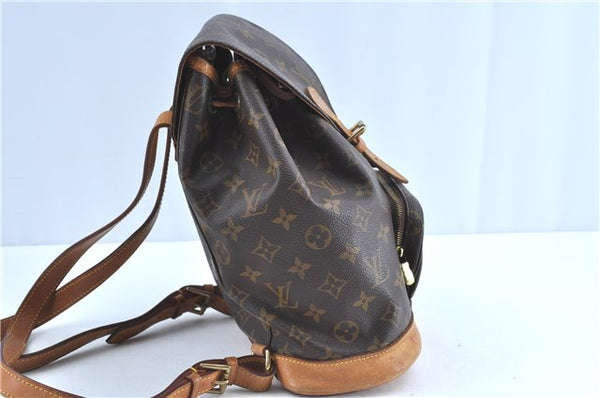 Authentic Louis Vuitton Monogram Montsouris MM Backpack M51136 LV H9553