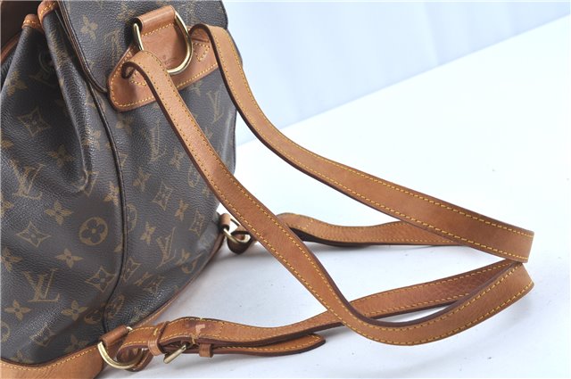 Authentic Louis Vuitton Monogram Montsouris MM Backpack M51136 LV H9553