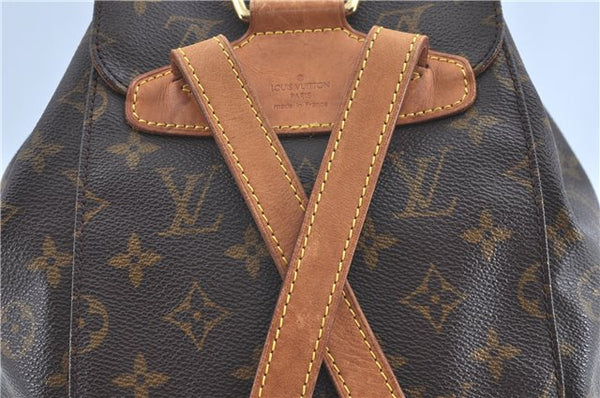 Authentic Louis Vuitton Monogram Montsouris MM Backpack M51136 LV H9553