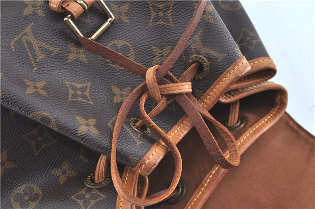 Authentic Louis Vuitton Monogram Montsouris MM Backpack M51136 LV H9553