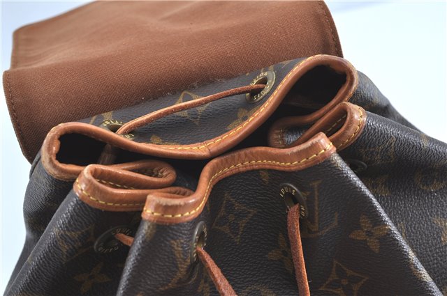 Authentic Louis Vuitton Monogram Montsouris MM Backpack M51136 LV H9553