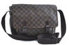 Auth Louis Vuitton Damier Messenger Melville Shoulder Cross Bag N51125 LV H9554