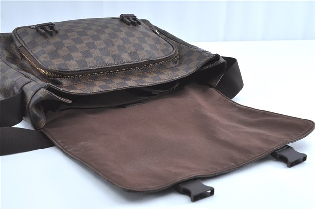 Auth Louis Vuitton Damier Messenger Melville Shoulder Cross Bag N51125 LV H9554