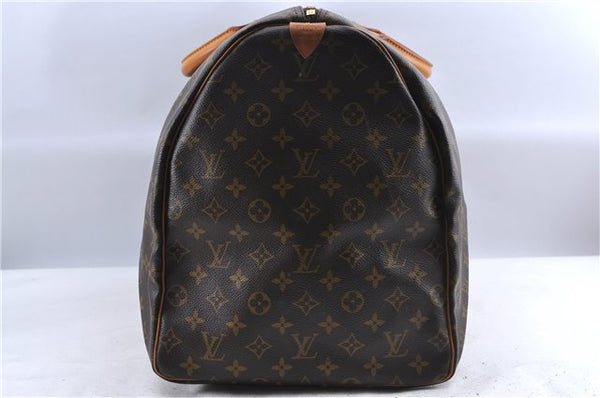 Authentic Louis Vuitton Monogram Keepall 60 Boston Bag M41422 LV H9555