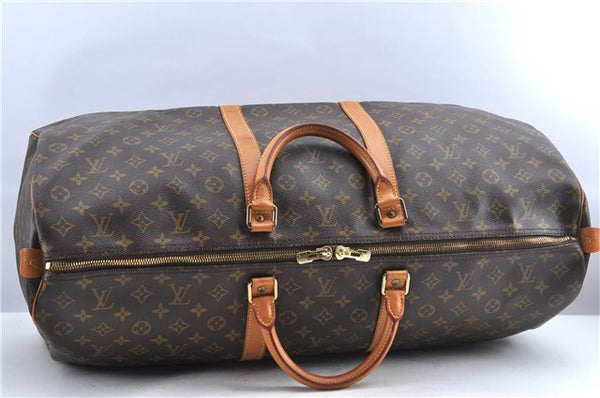 Authentic Louis Vuitton Monogram Keepall 60 Boston Bag M41422 LV H9555