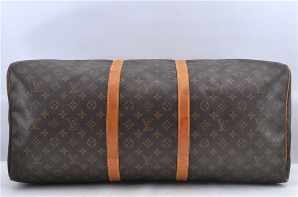 Authentic Louis Vuitton Monogram Keepall 60 Boston Bag M41422 LV H9556