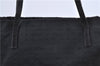 Authentic FENDI Zucca Shoulder Tote Bag Nylon Leather Black H9558