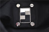 Authentic FENDI Zucca Shoulder Tote Bag Nylon Leather Black H9558