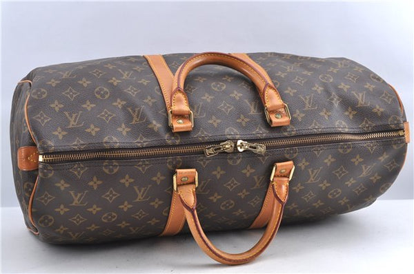 Authentic Louis Vuitton Monogram Keepall 50 Boston Bag M41426 LV H9563