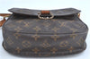 Auth Louis Vuitton Monogram Saint Cloud MM Shoulder Cross Bag M51243 LV H9564