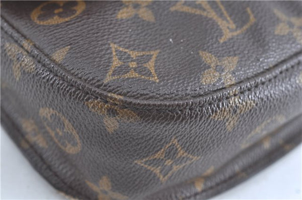 Auth Louis Vuitton Monogram Saint Cloud MM Shoulder Cross Bag M51243 LV H9564