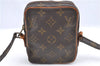 Auth Louis Vuitton Monogram Mini Poche Danube Shoulder Cross Bag M45268 LV H9565