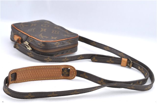 Auth Louis Vuitton Monogram Mini Poche Danube Shoulder Cross Bag M45268 LV H9565