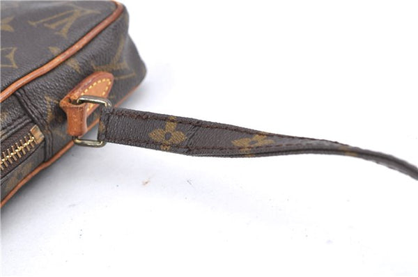 Auth Louis Vuitton Monogram Mini Poche Danube Shoulder Cross Bag M45268 LV H9565