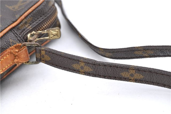 Auth Louis Vuitton Monogram Mini Poche Danube Shoulder Cross Bag M45268 LV H9565