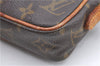 Auth Louis Vuitton Monogram Mini Poche Danube Shoulder Cross Bag M45268 LV H9565