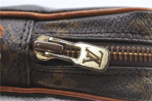 Auth Louis Vuitton Monogram Mini Poche Danube Shoulder Cross Bag M45268 LV H9565