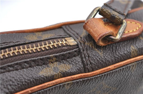 Auth Louis Vuitton Monogram Mini Poche Danube Shoulder Cross Bag M45268 LV H9565