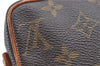 Auth Louis Vuitton Monogram Mini Poche Danube Shoulder Cross Bag M45268 LV H9565