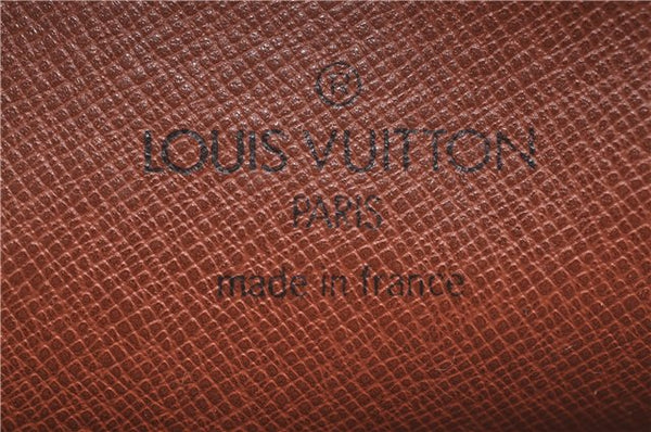 Auth Louis Vuitton Monogram Mini Poche Danube Shoulder Cross Bag M45268 LV H9565