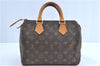 Authentic Louis Vuitton Monogram Speedy 25 Hand Bag M41528 LV H9566