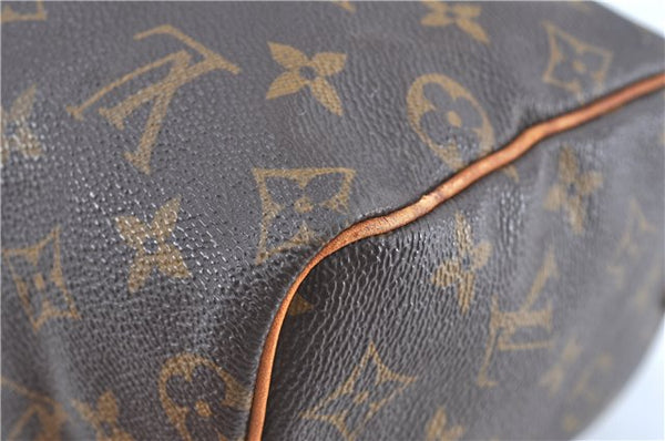 Authentic Louis Vuitton Monogram Speedy 25 Hand Bag M41528 LV H9566