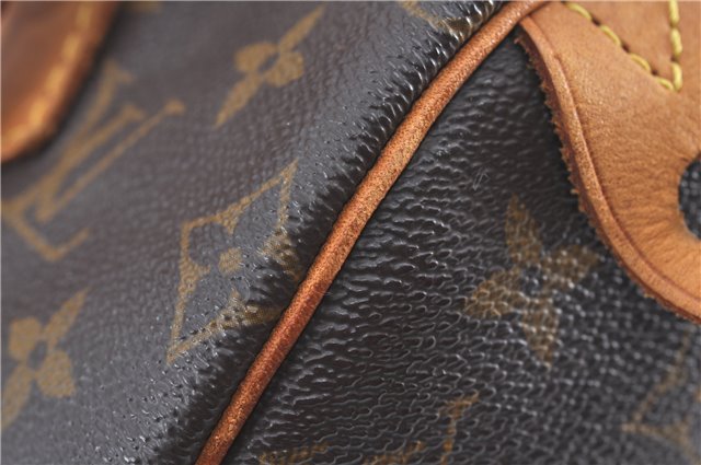 Authentic Louis Vuitton Monogram Speedy 25 Hand Bag M41528 LV H9566