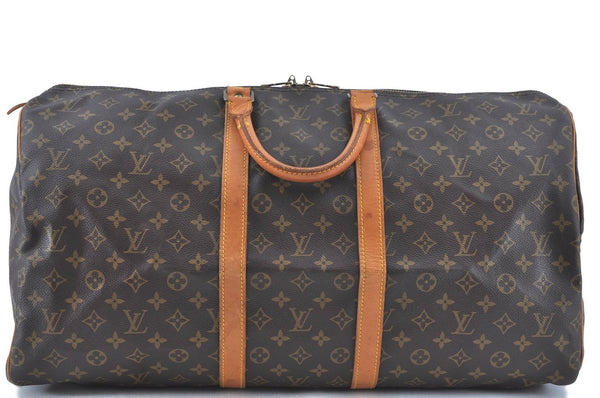 Authentic Louis Vuitton Monogram Keepall 55 Travel Boston Bag M41424 LV H9568