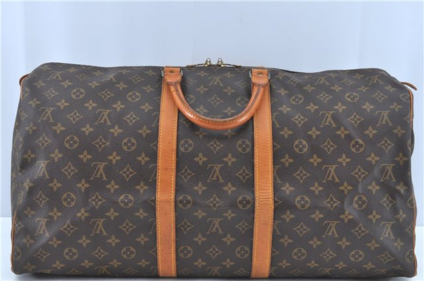 Authentic Louis Vuitton Monogram Keepall 55 Travel Boston Bag M41424 LV H9568