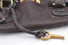 Authentic Chloe Paddington Leather Shoulder Hand Bag Purse Brown H9572