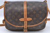 Auth Louis Vuitton Monogram Saumur 30 Shoulder Cross Body Bag M42256 LV H9575